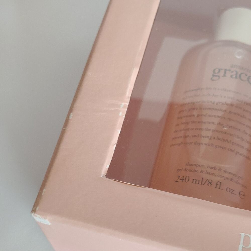 Philosophy Amazing Grace Gift Set 2 pc 8/4 oz Hydrating Shower Gel & Body Creme - Picture 5 of 12